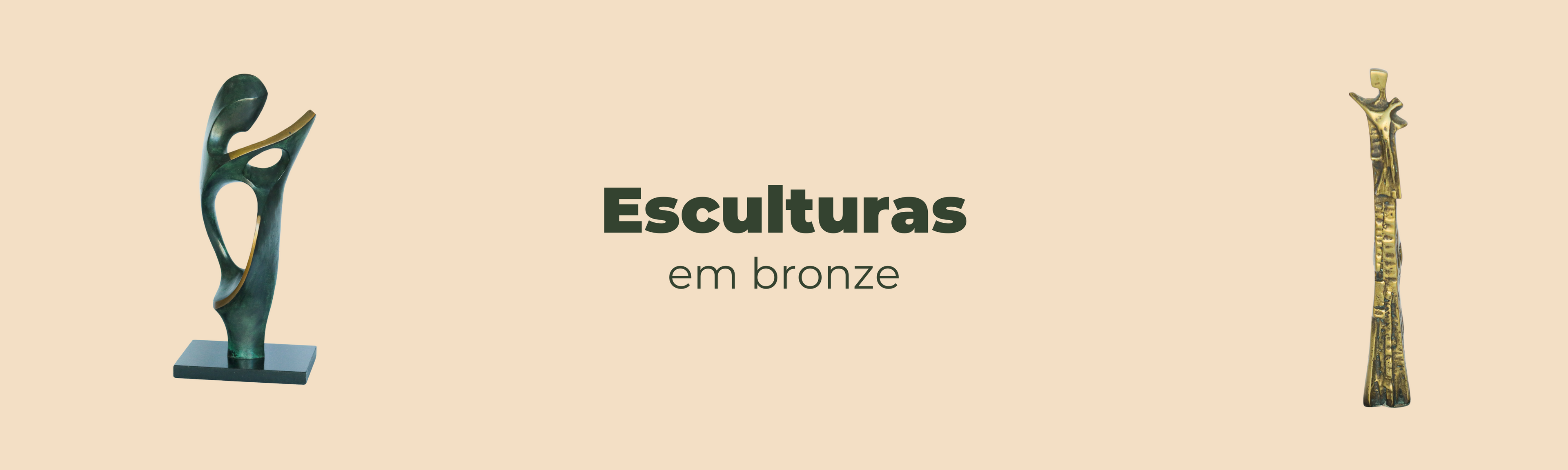 esculturas em bronze