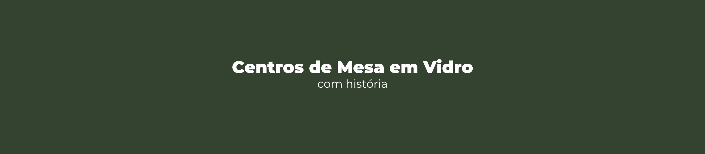 centros de mesa vintage em vidro