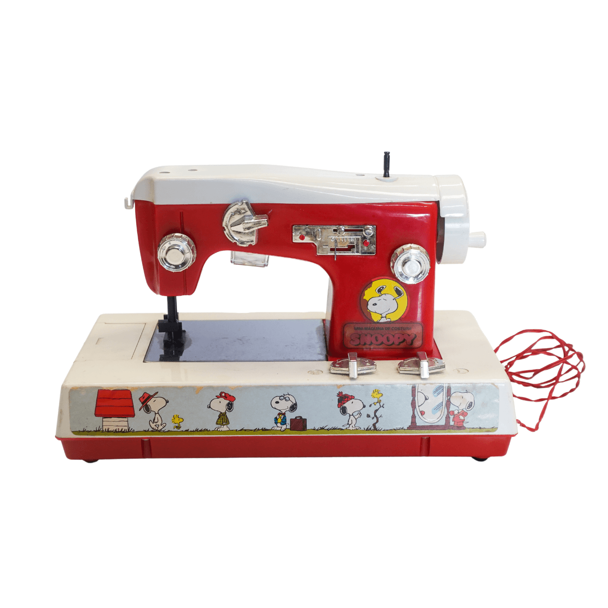 Máquina de Costura Snoopy Estrela dos anos 1980