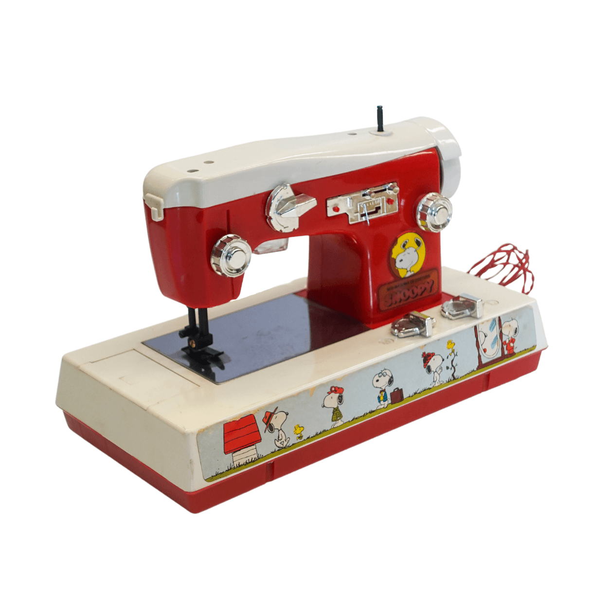 Máquina de Costura Snoopy Estrela dos anos 1980