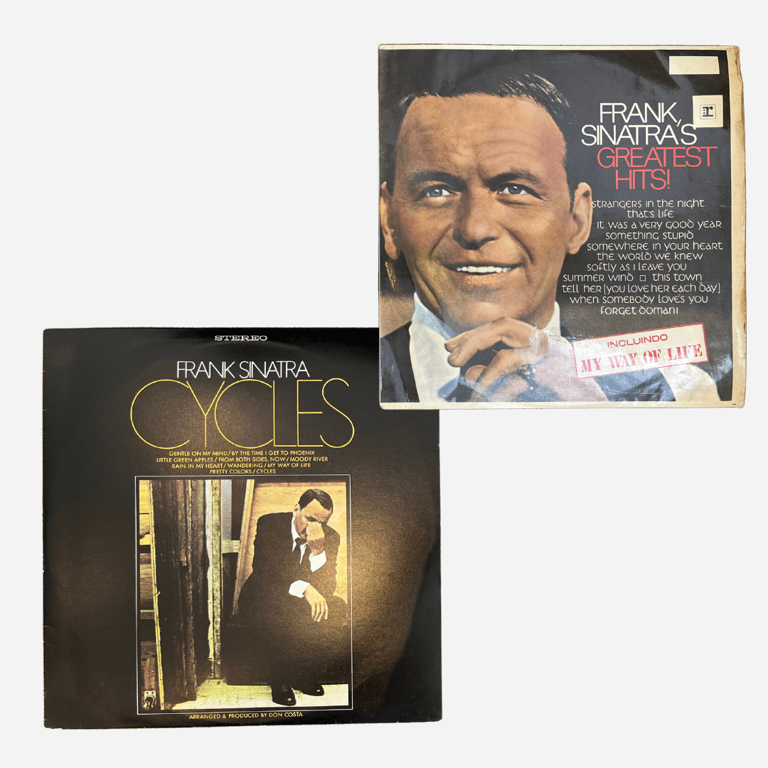 Dupla de Discos de Vinil do Frank Sinatra anos 1970