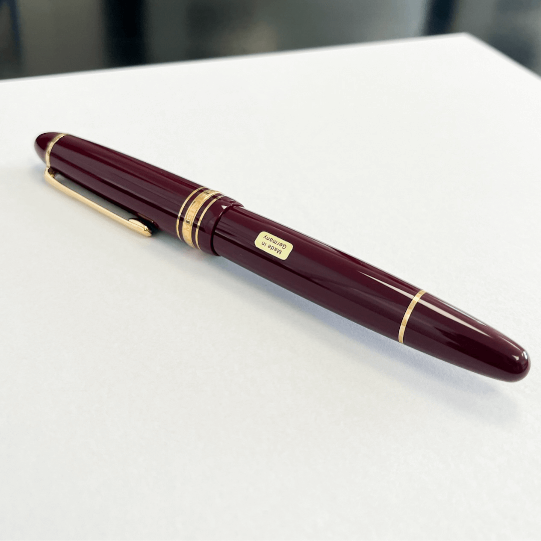 Caneta Rollerball Montblanc Meisterstück Le Grand 162 Bordeaux - 1990