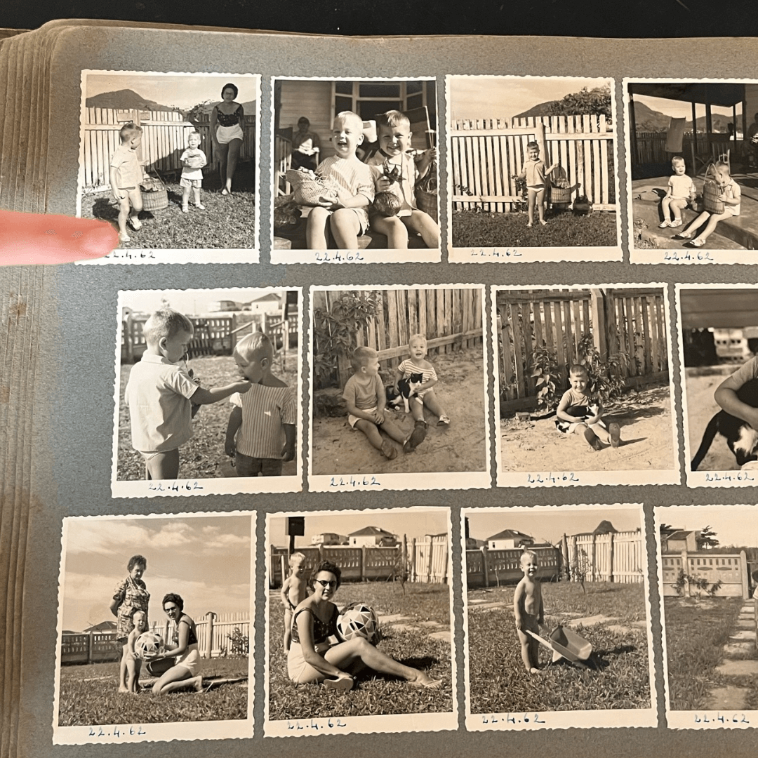 Álbum de Fotos de Família dos anos 1960