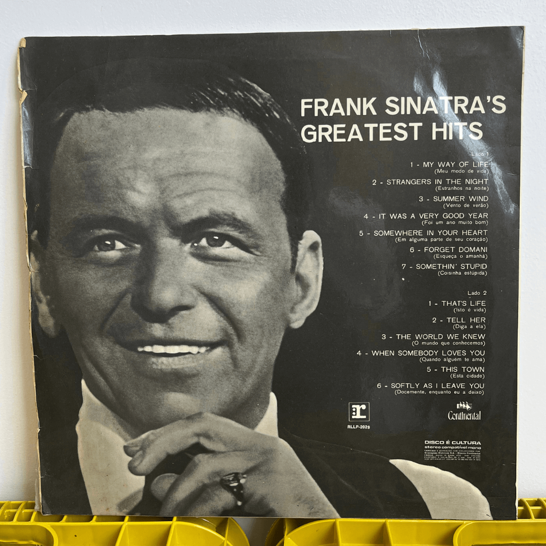Dupla de Discos de Vinil do Frank Sinatra anos 1970