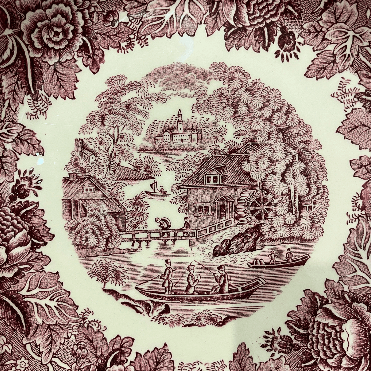 Prato Decorativo Vintage em Porcelana da Finlândia