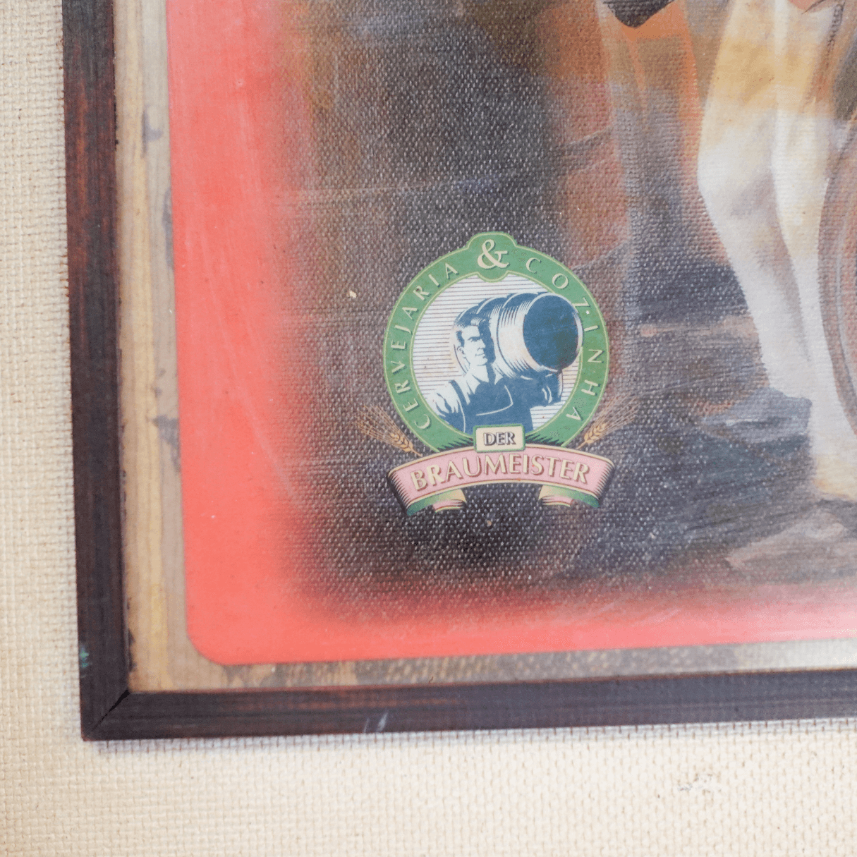 Quadro Decorativo Brahma Chopp Propaganda Original Antiga