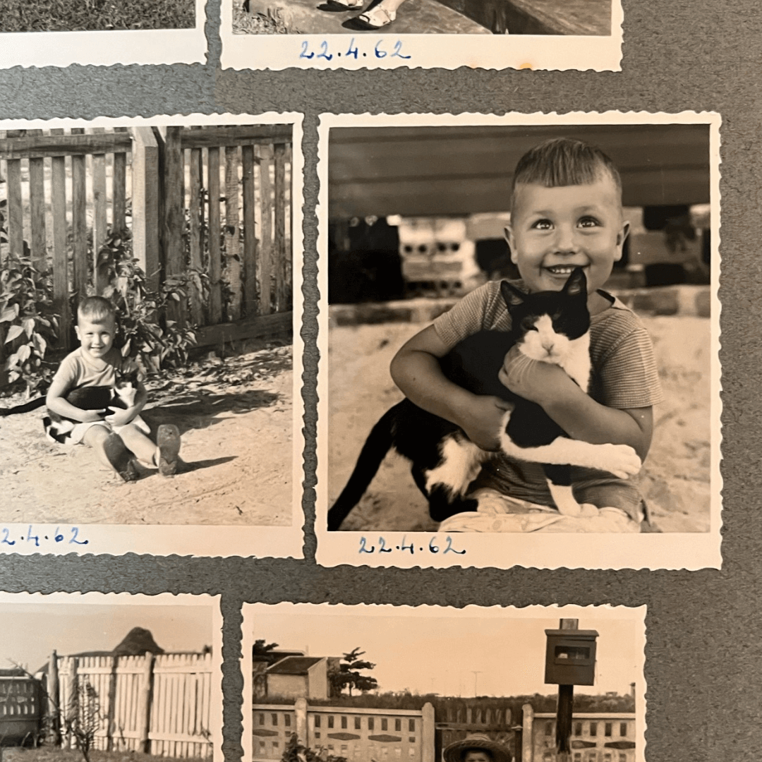 Álbum de Fotos de Família dos anos 1960