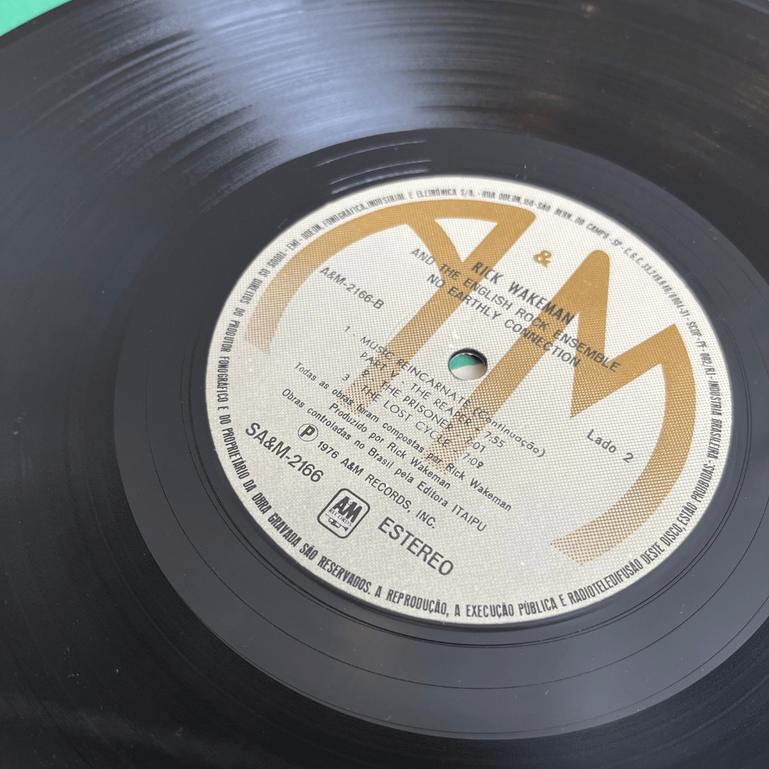 Disco de Vinil de Rick Wakeman - 'No Earthly Connection' de 1976