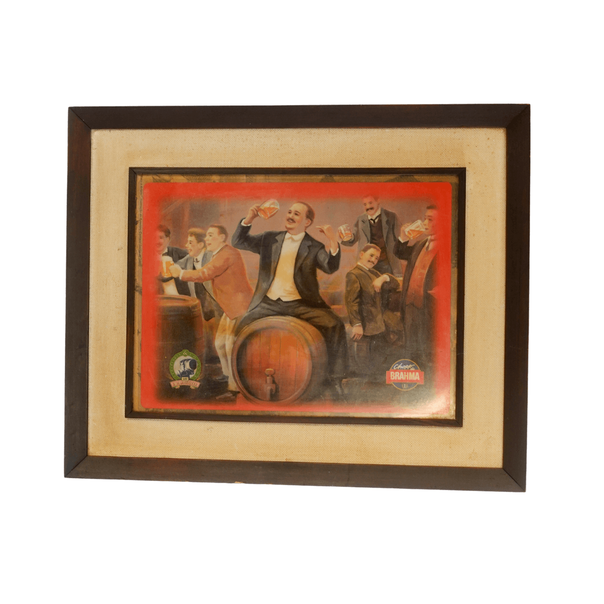 Quadro Decorativo Brahma Chopp Propaganda Original Antiga