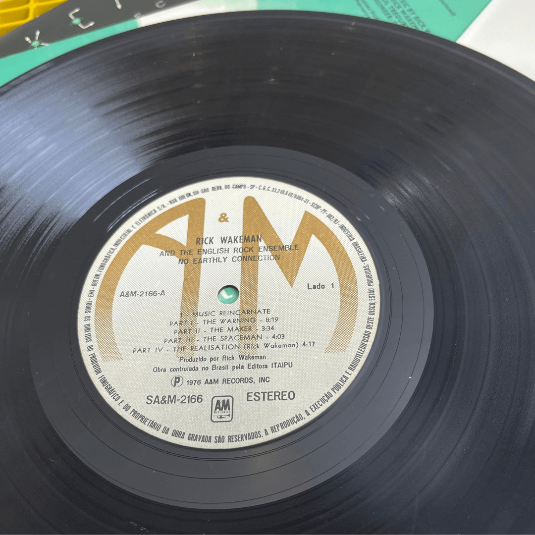 Disco de Vinil de Rick Wakeman - 'No Earthly Connection' de 1976