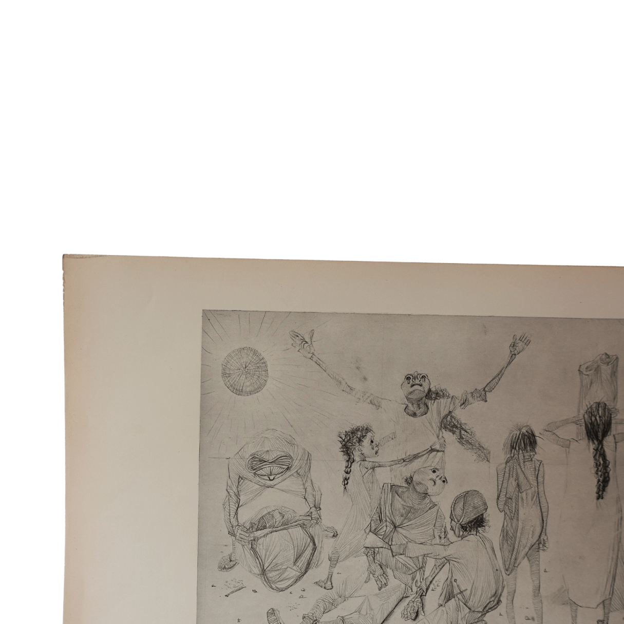 Rotogravura Homem Morrendo, por Cândido Portinari