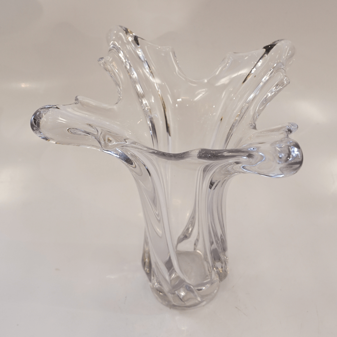 Vaso em Cristal Francês Vannes - anos 1950