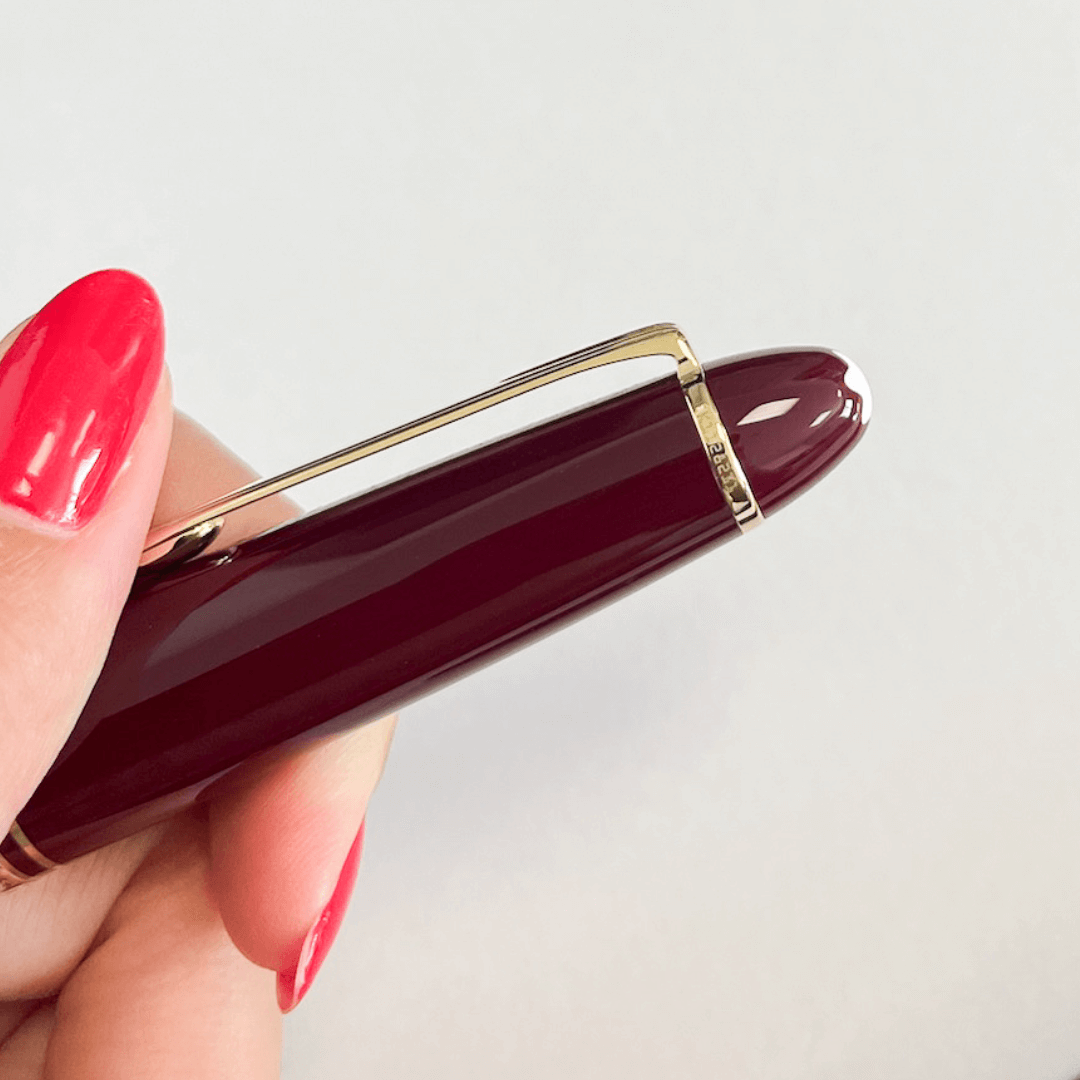 Caneta Rollerball Montblanc Meisterstück Le Grand 162 Bordeaux - 1990