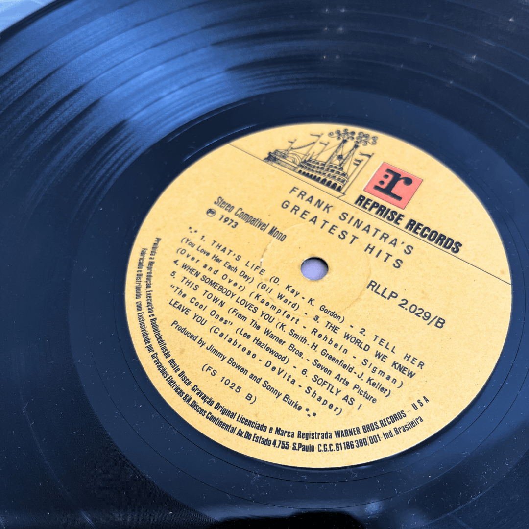 Dupla de Discos de Vinil do Frank Sinatra anos 1970