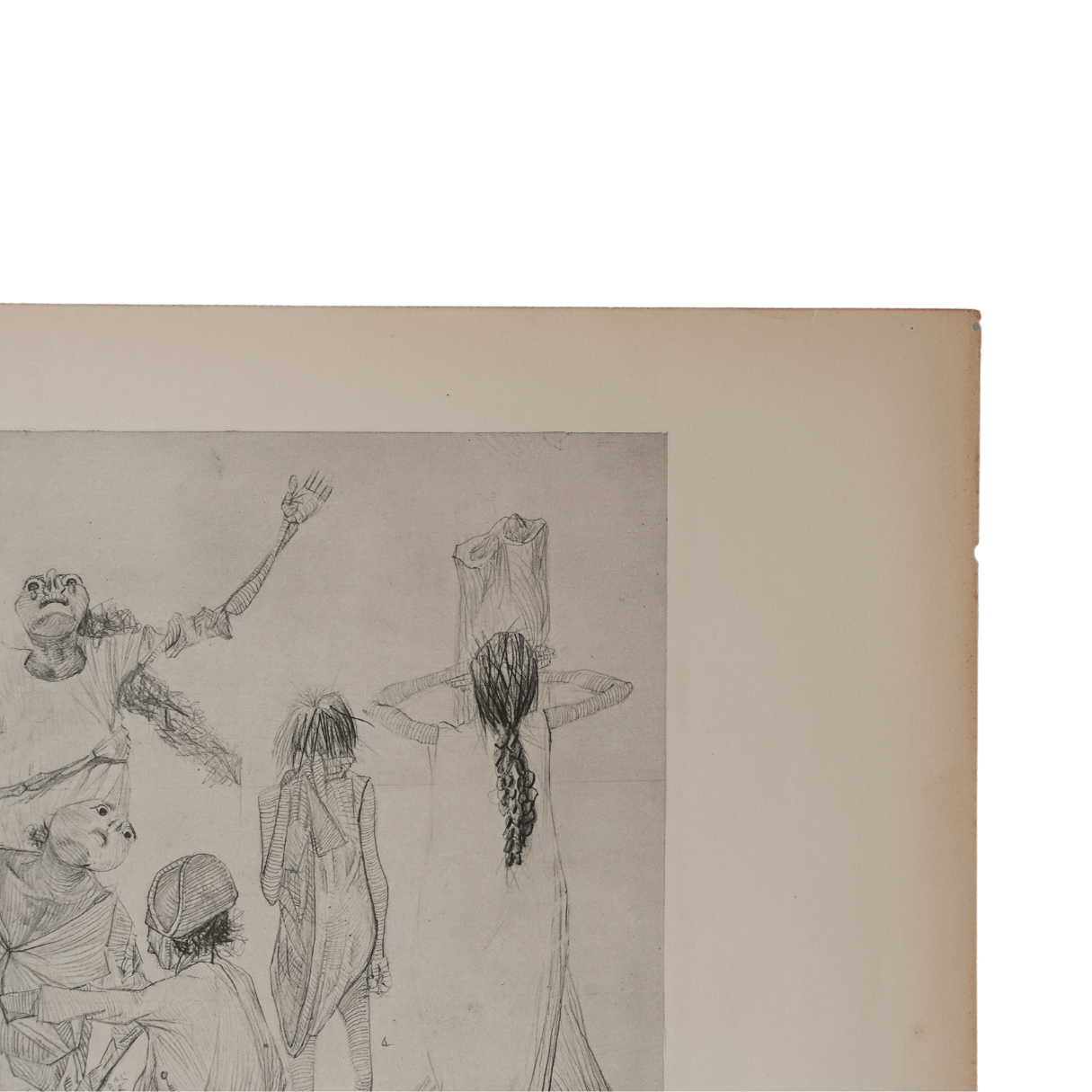 Rotogravura Homem Morrendo, por Cândido Portinari