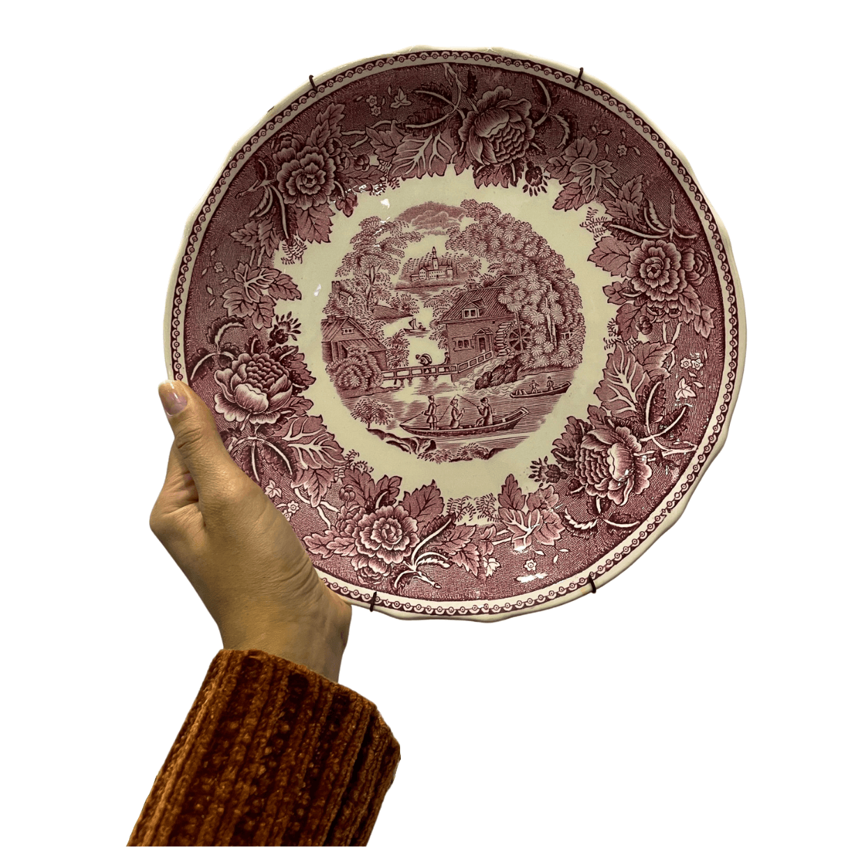 Prato Decorativo Vintage em Porcelana da Finlândia