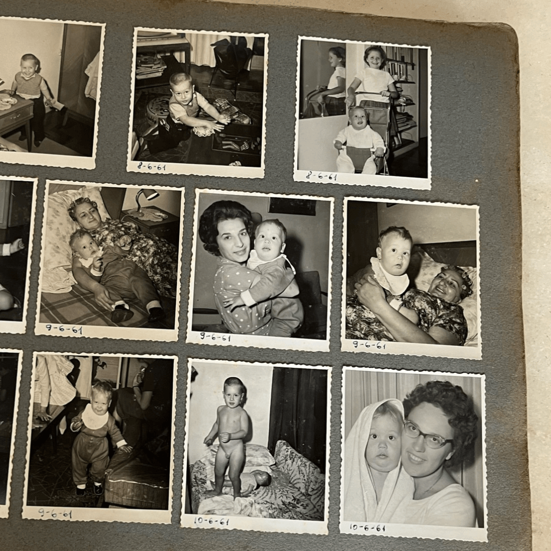 Álbum de Fotos de Família dos anos 1960