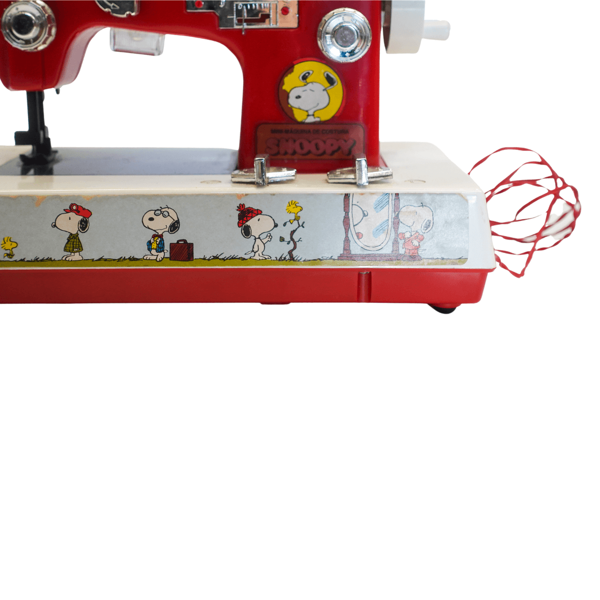 Máquina de Costura Snoopy Estrela dos anos 1980