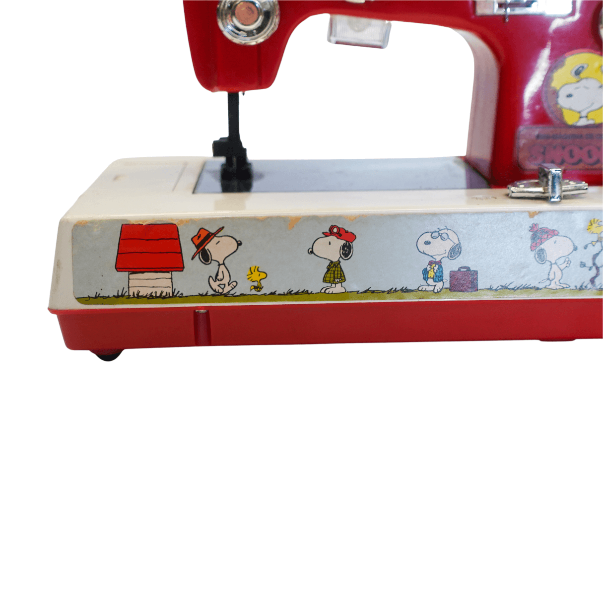 Máquina de Costura Snoopy Estrela dos anos 1980
