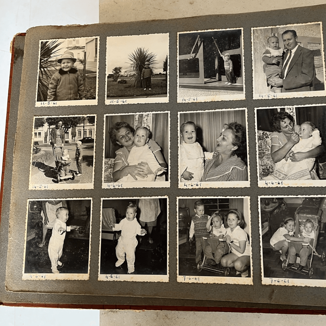 Álbum de Fotos de Família dos anos 1960
