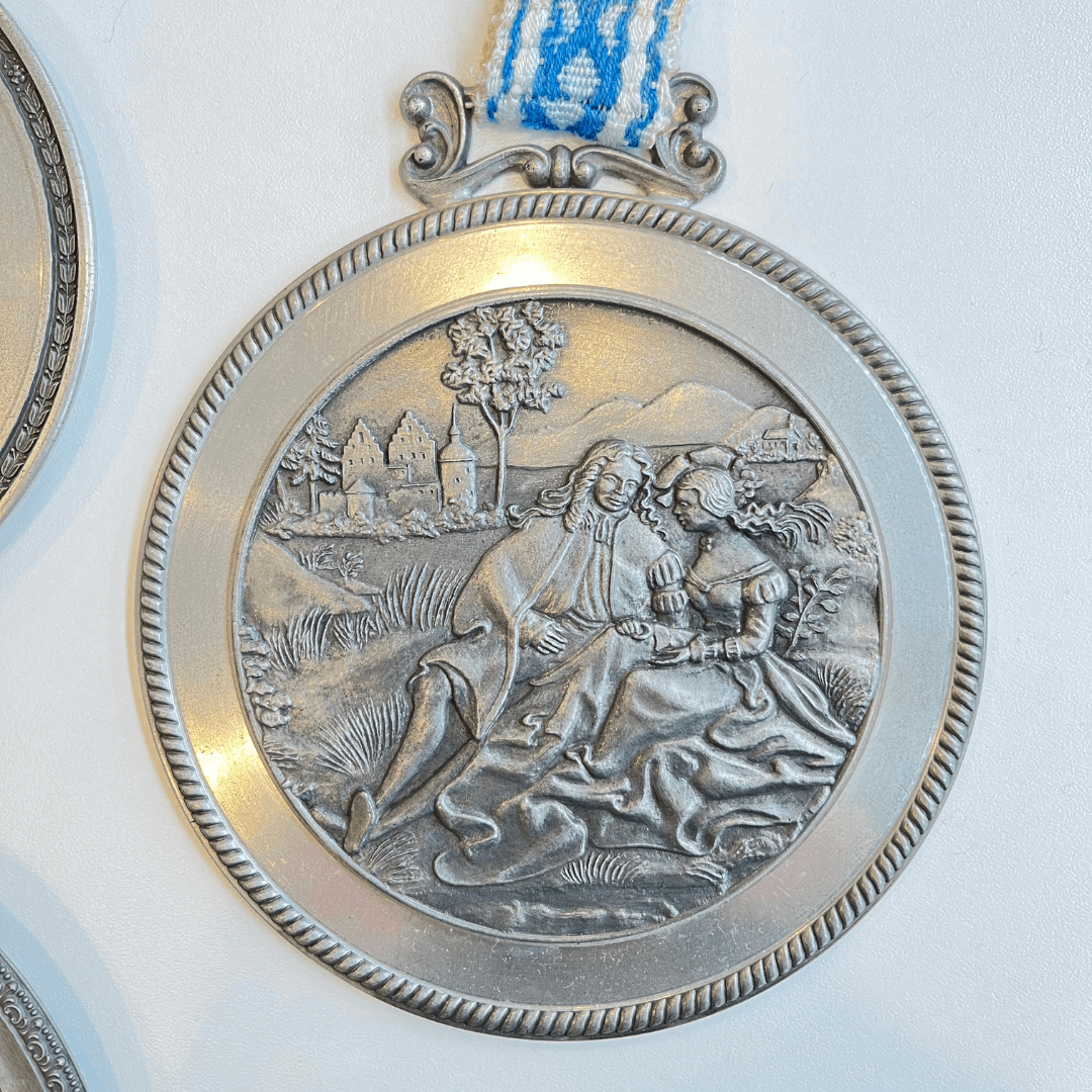 Medalhões Antigos da Alemanha - WMF, HRK e Zinngießerei Kleinschmidt