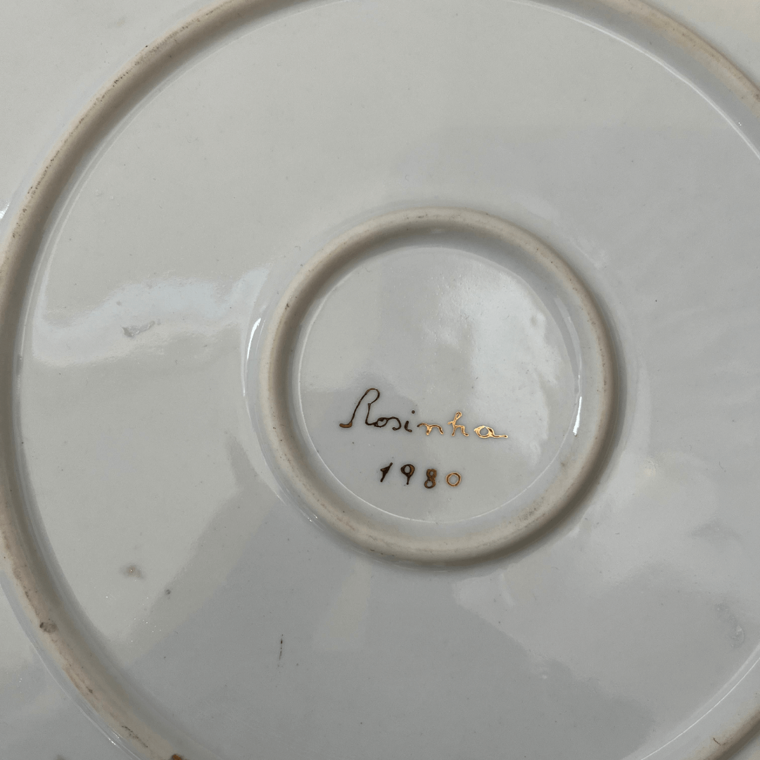 Pratos Decorativos Vintage Orientais em Porcelana