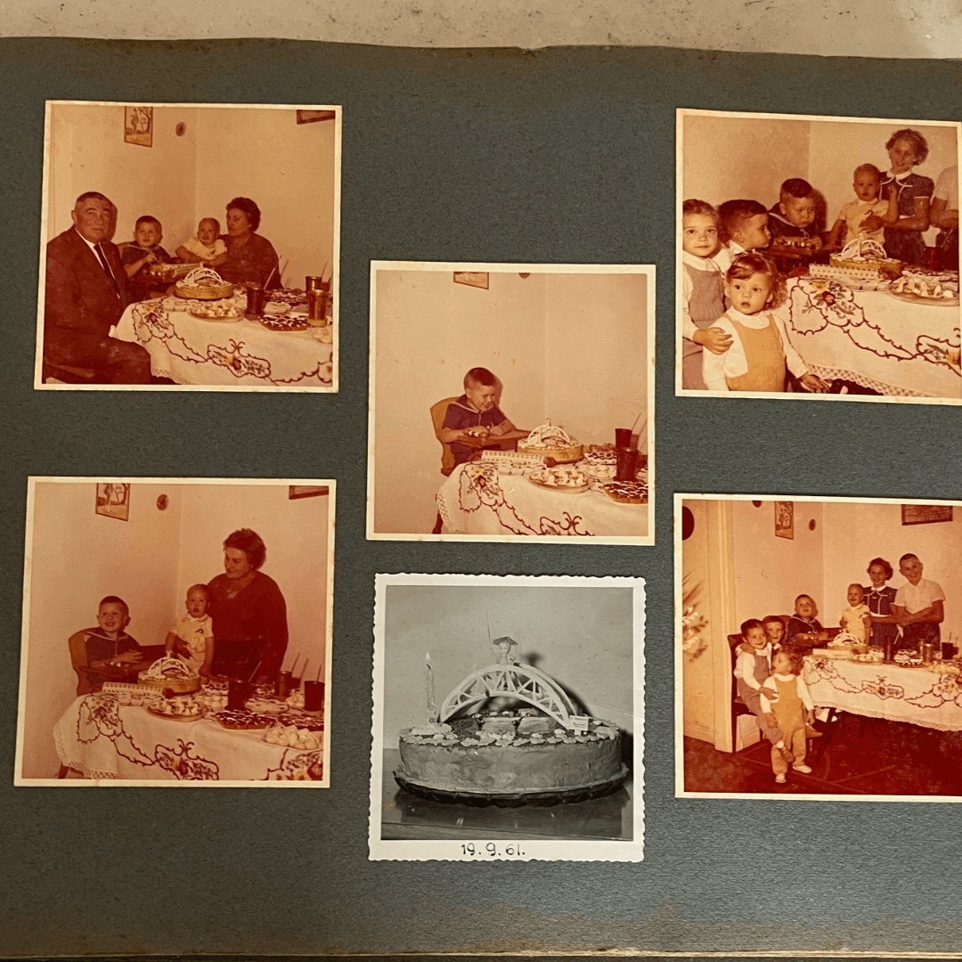 Álbum de Fotos de Família dos anos 1960