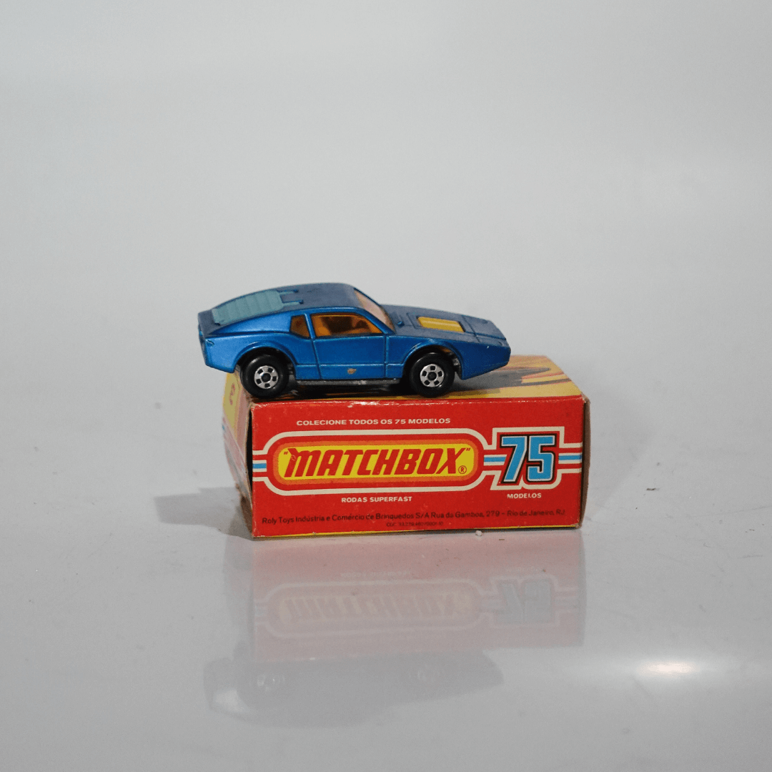 Miniatura Colecionável do Carro Saab Sonett 3 Matchbox Superfast
