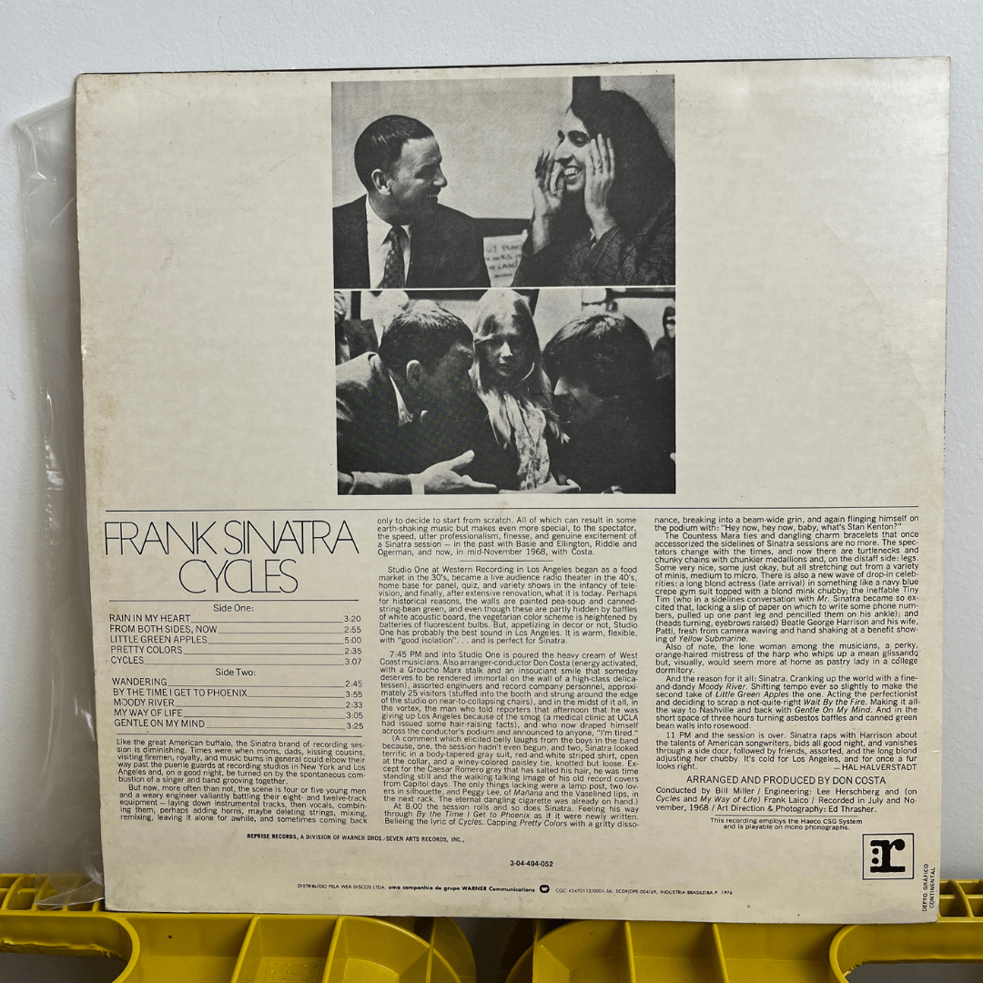Dupla de Discos de Vinil do Frank Sinatra anos 1970