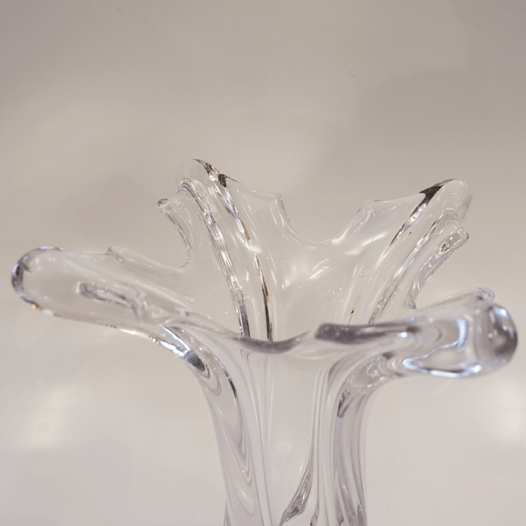 Vaso em Cristal Francês Vannes - anos 1950