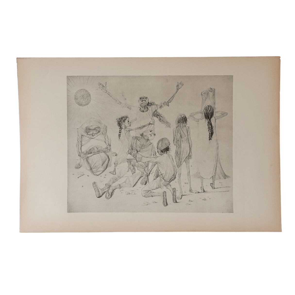 Rotogravura Homem Morrendo, por Cândido Portinari
