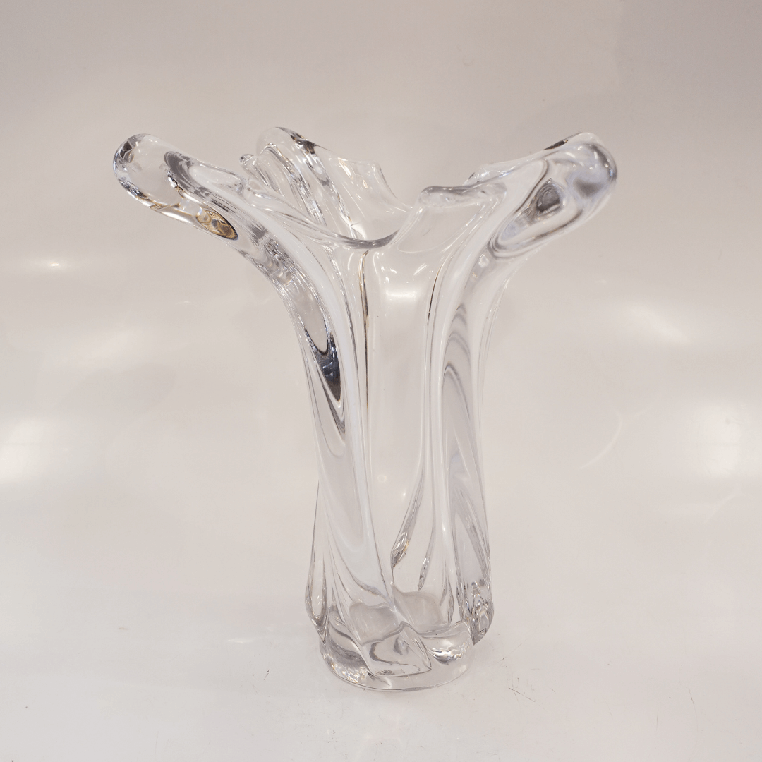 Vaso em Cristal Francês Vannes - anos 1950