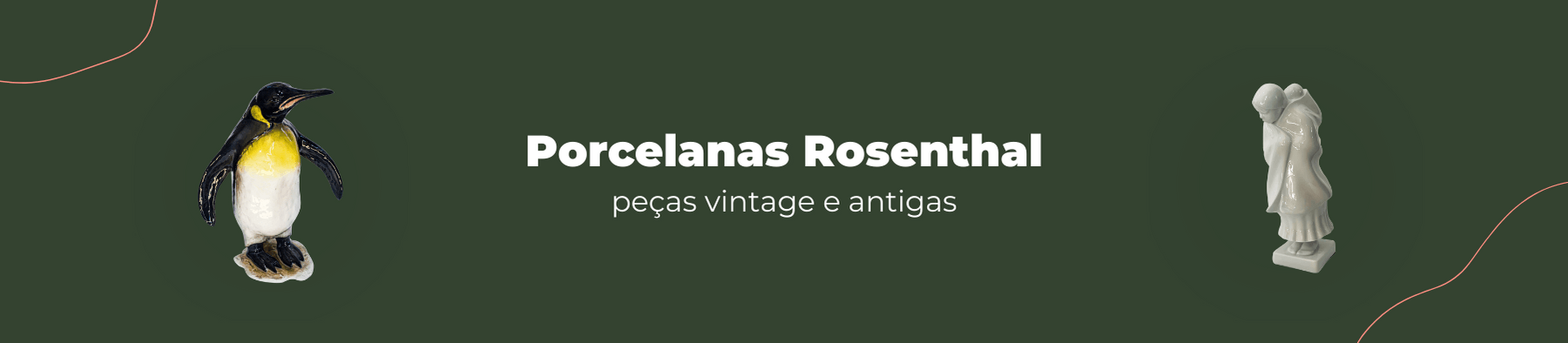 Porcelanas Rosenthal Vintages e Antigas