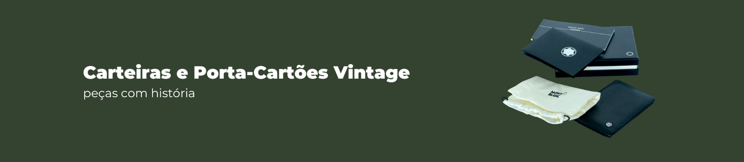 Carteiras e Porta Cartões Vintage