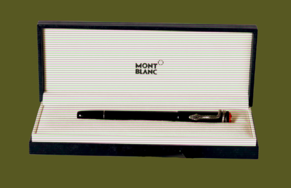 canetas com história montblanc vintage