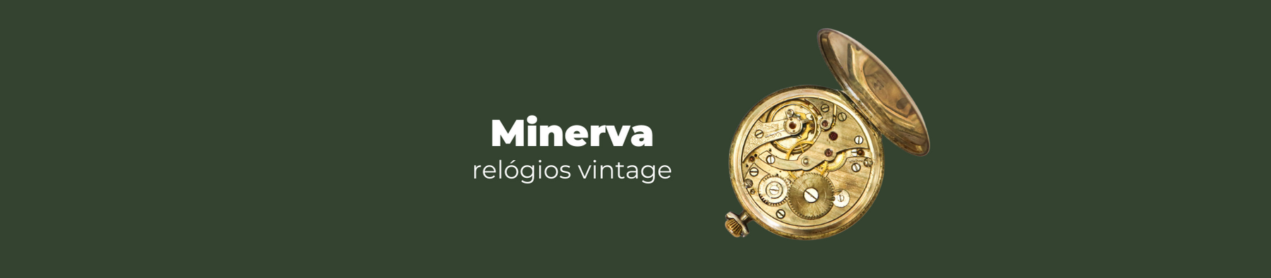 minerva relógios vintage