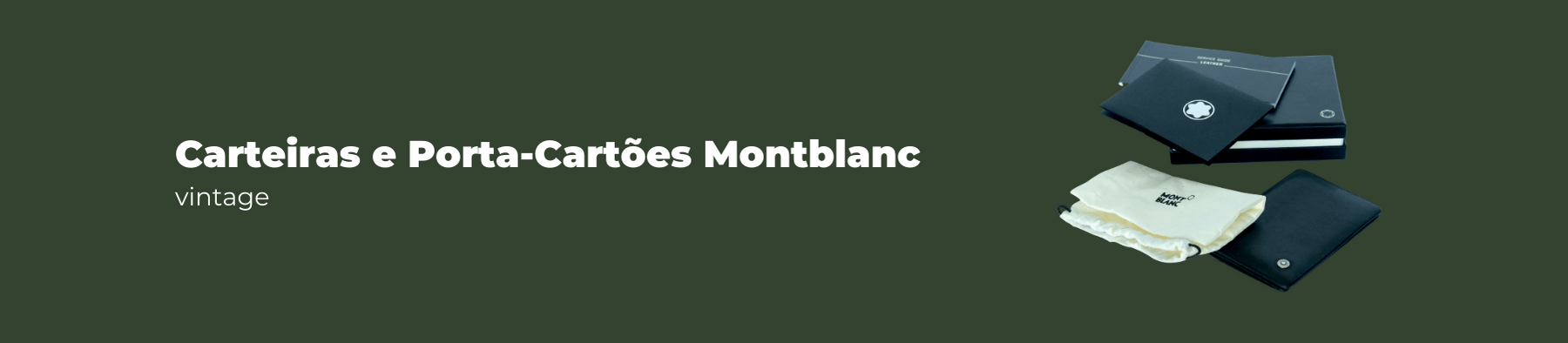 Carteiras e Porta-Cartões Vintage Montblanc