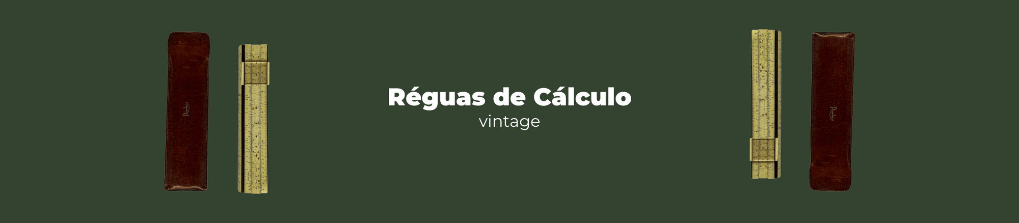 Réguas de Cálculo Vintage