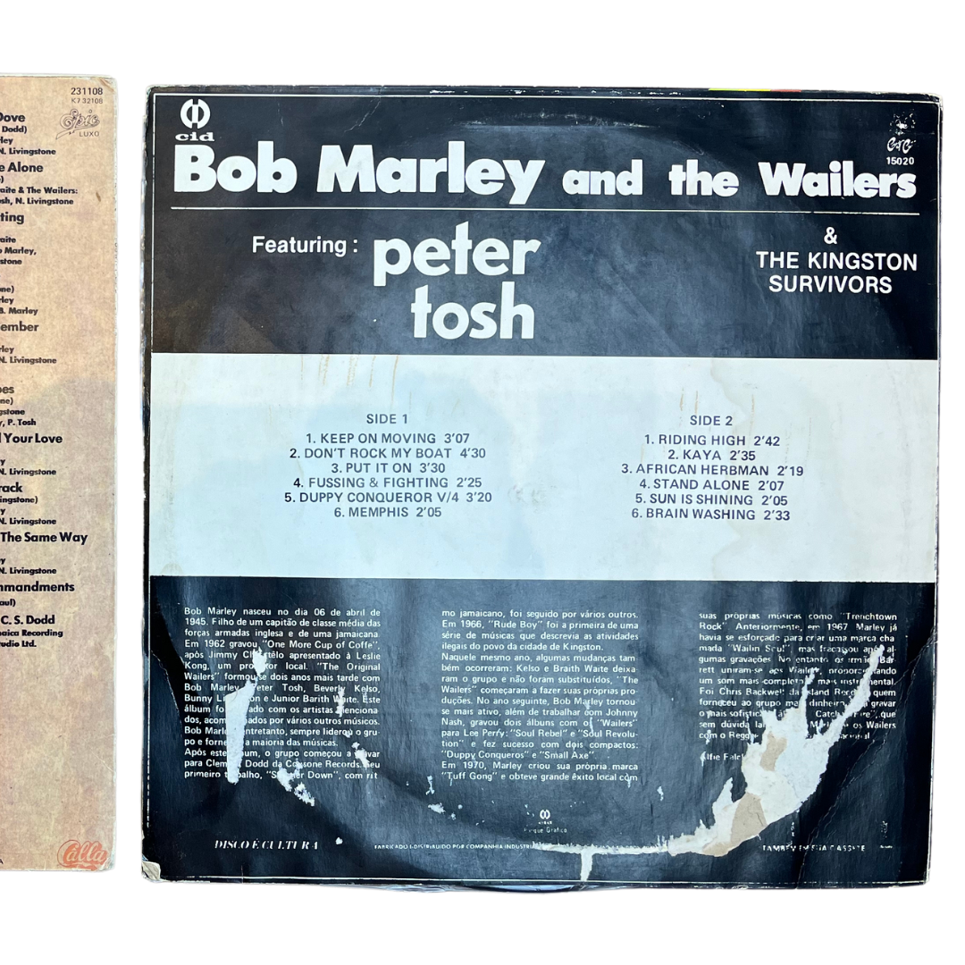 Dupla de Discos de Vinil Bob Marley and The Wailers