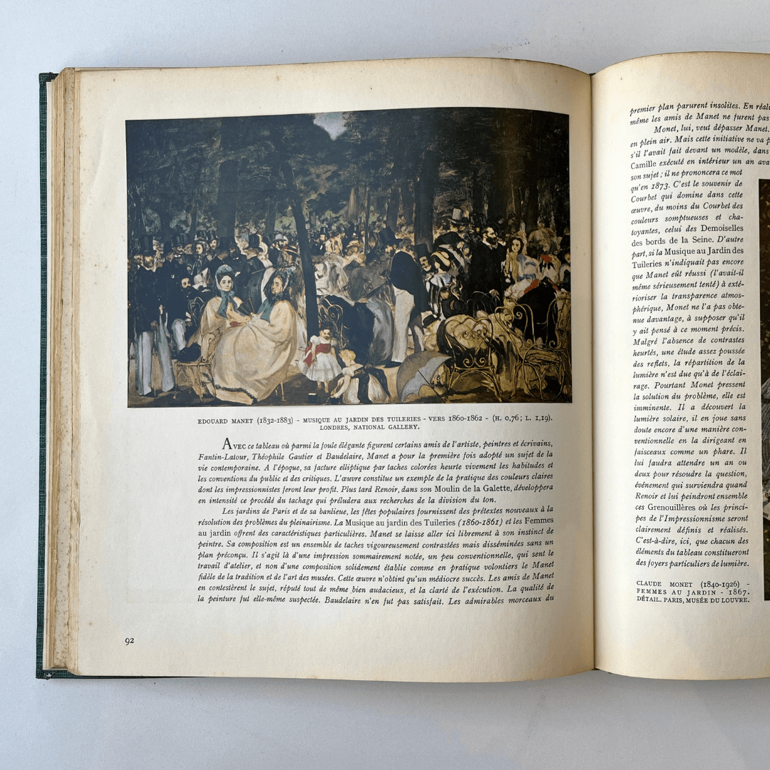 Livro 'Le Sciècle XIX: De Goya à Gauguin' em Francês - 1951