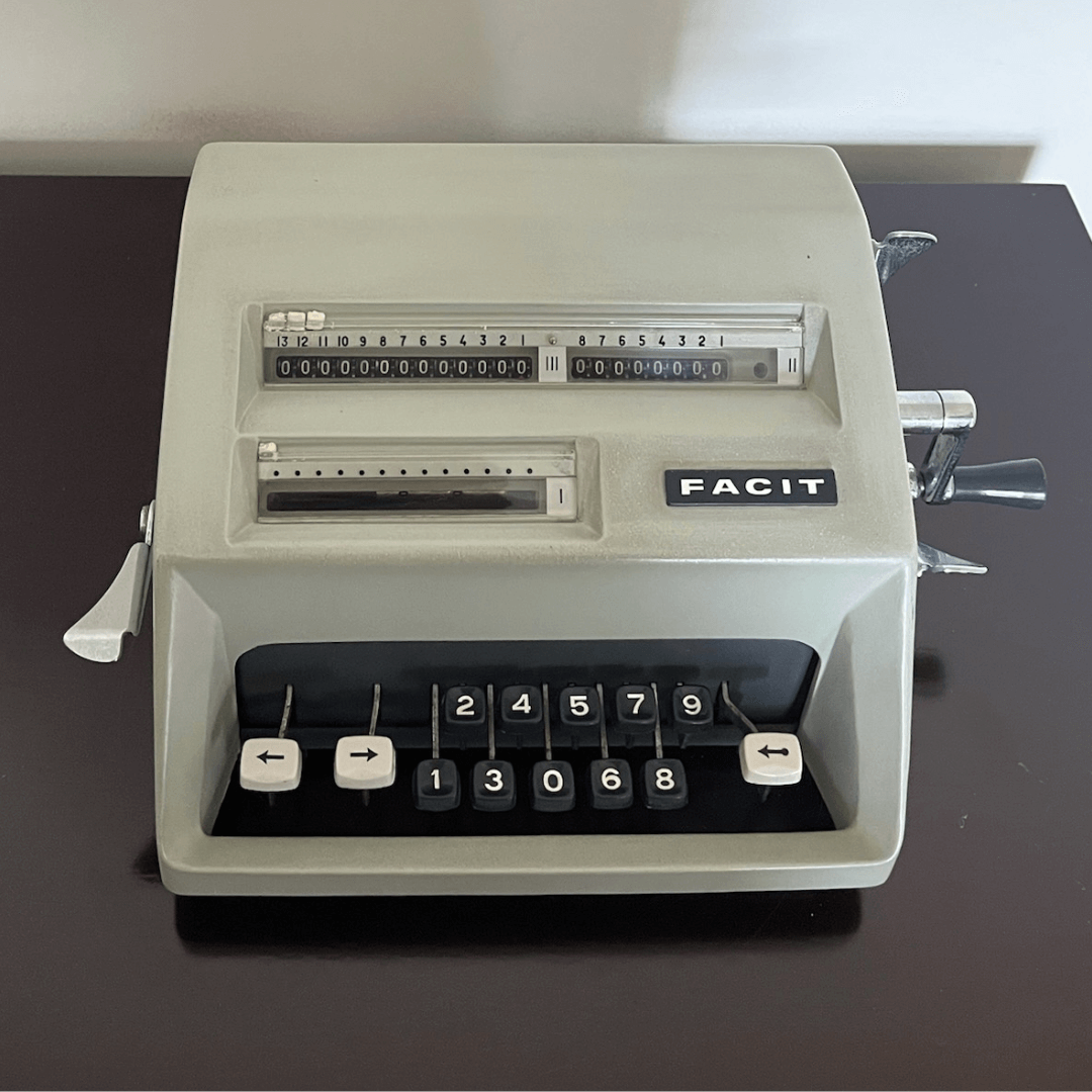Máquina de Cálculo Facit C1-13 dos anos 1960