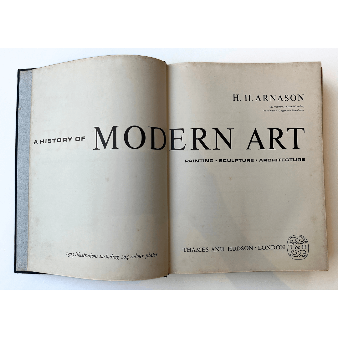 Livro 'A History of Modern Art' de 1969 - em Inglês