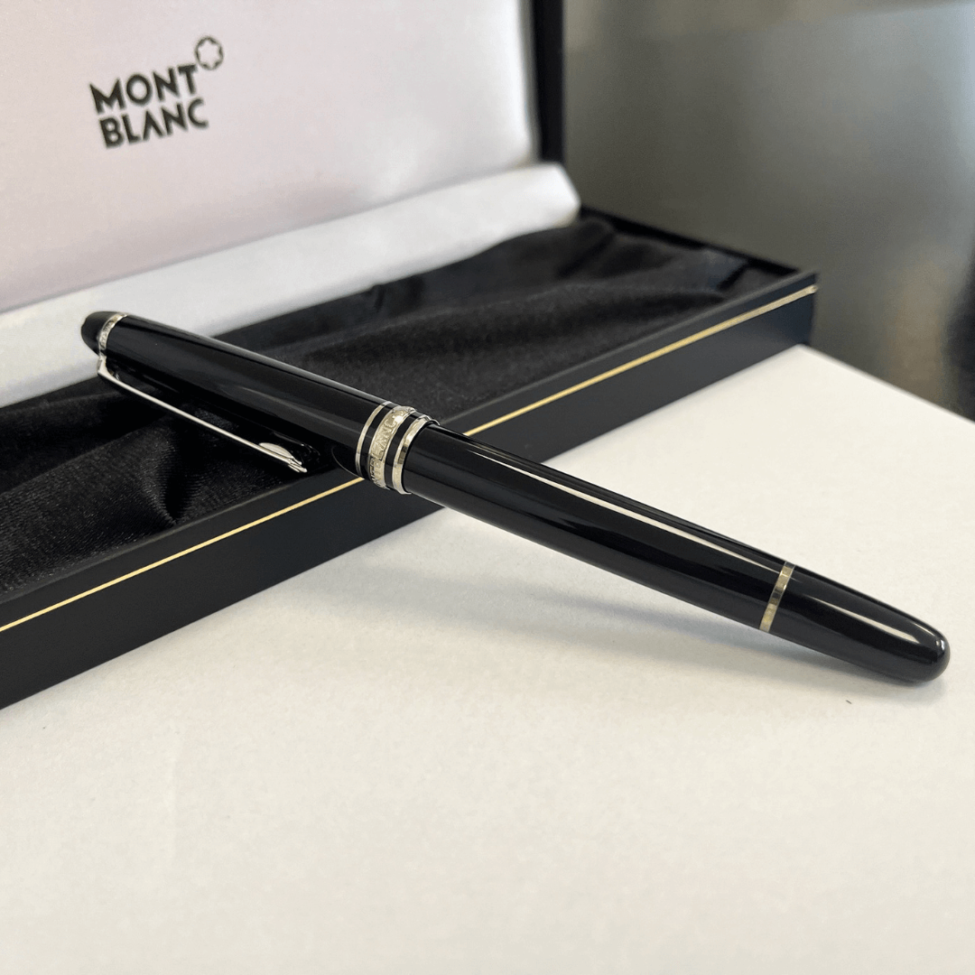 Caneta Rollerball Montblanc Meisterstück 163 Platinum - 1990