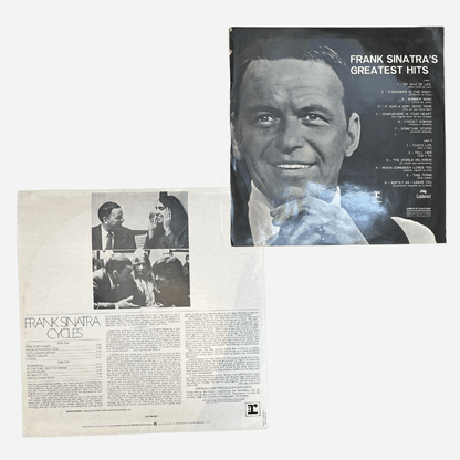 Dupla de Discos de Vinil do Frank Sinatra anos 1970
