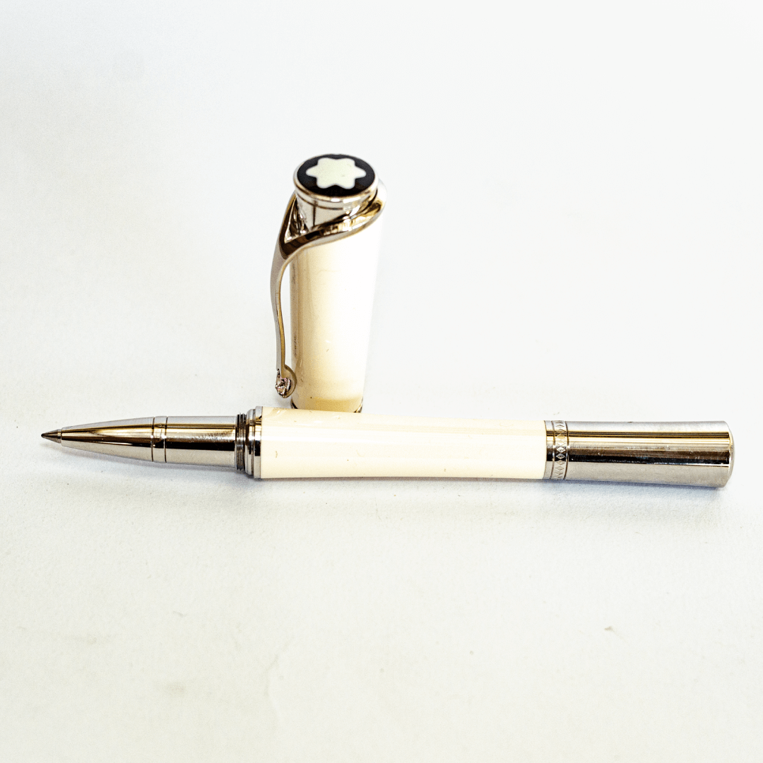 Caneta Rollerball Montblanc Princesse Grace de Monaco Ivory - vintage - original - veentx