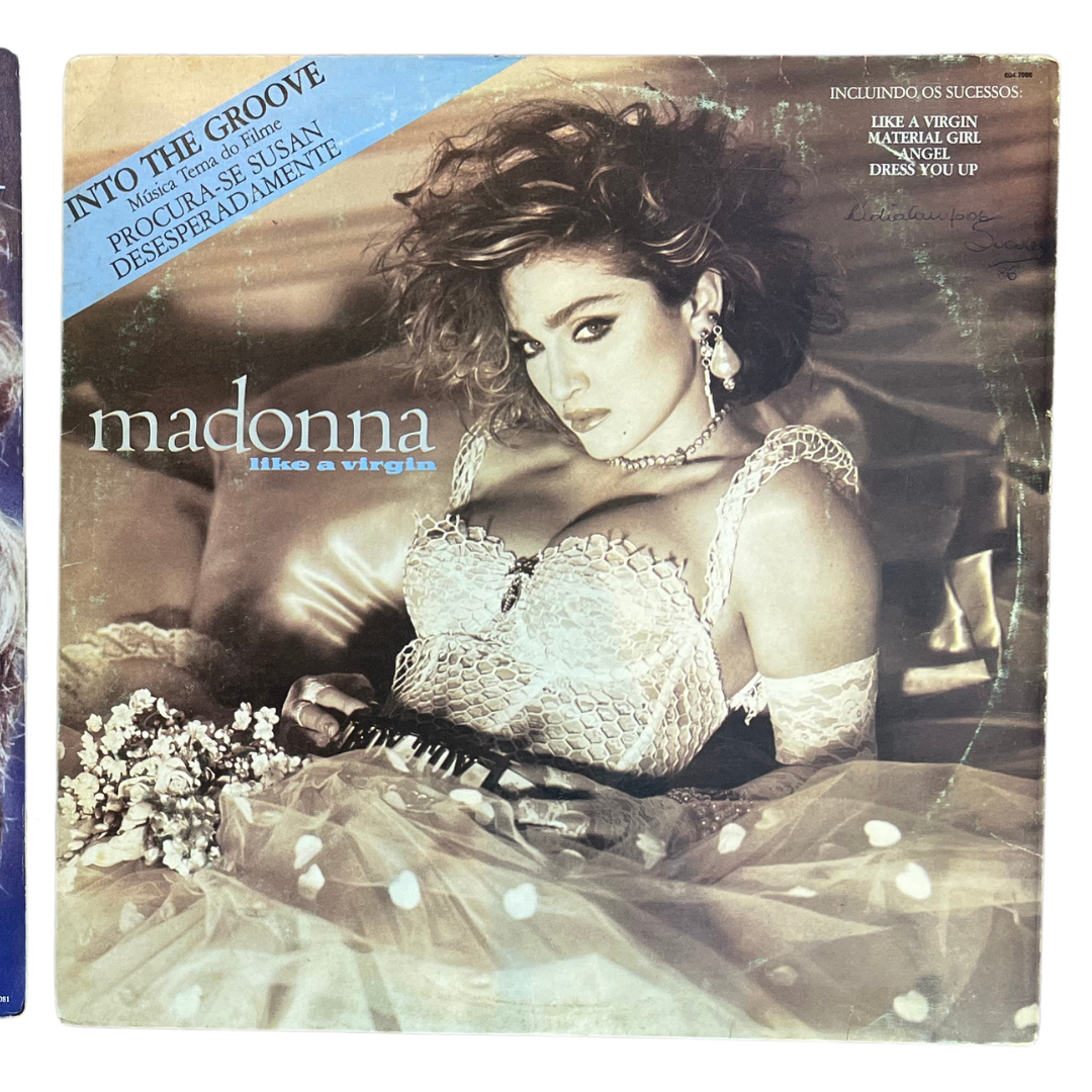 Dupla de Discos de Vinil da Madonna - anos 1980