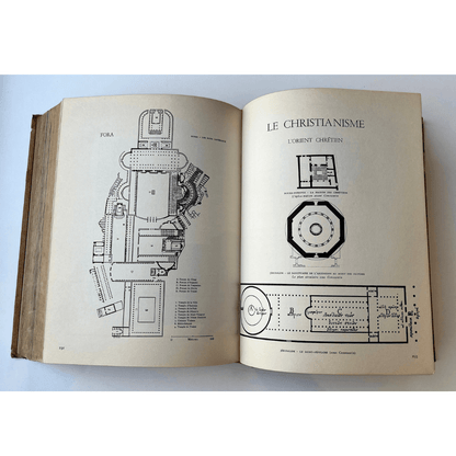 Livro 'Les Architectes Célèbres' de 1958 - em Francês