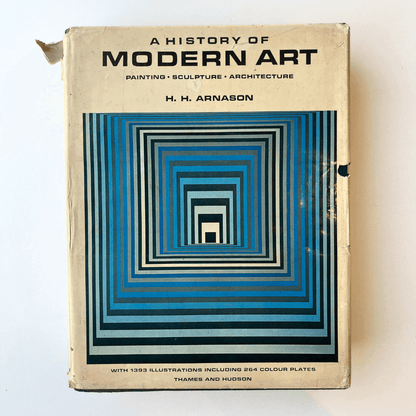 Livro 'A History of Modern Art' de 1969 - em Inglês