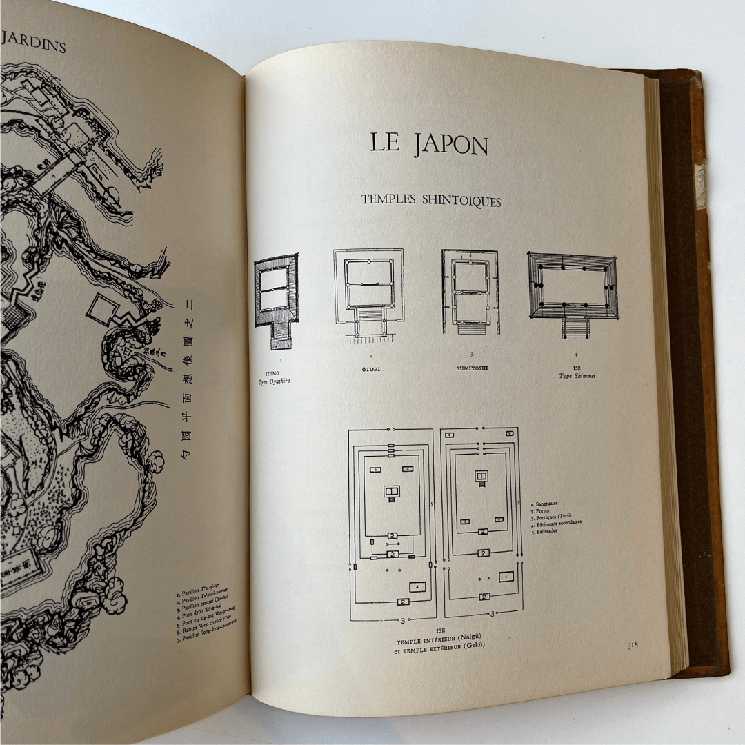 Livro 'Les Architectes Célèbres' de 1958 - em Francês