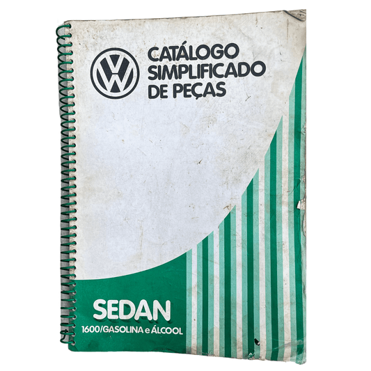 Catálogo de Peças Volkswagen Sedan 1600 Gasolina/Álcool